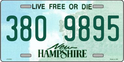 NH license plate 3809895