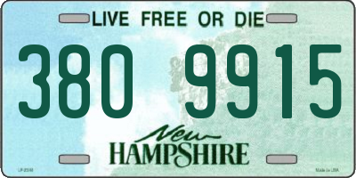 NH license plate 3809915