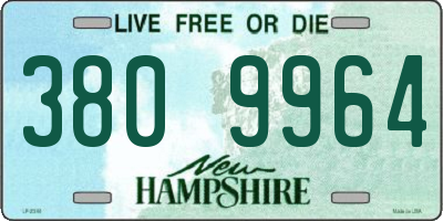 NH license plate 3809964