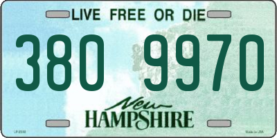 NH license plate 3809970