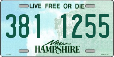 NH license plate 3811255
