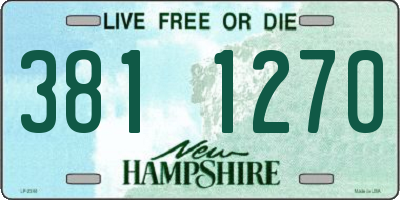 NH license plate 3811270