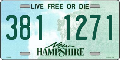 NH license plate 3811271