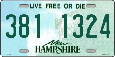 NH license plate 3811324