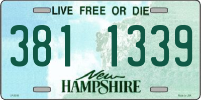NH license plate 3811339