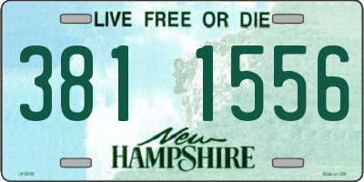 NH license plate 3811556