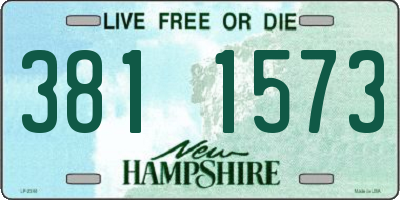 NH license plate 3811573