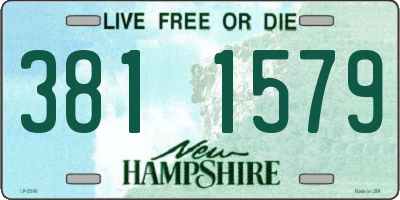 NH license plate 3811579