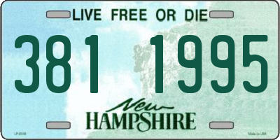NH license plate 3811995