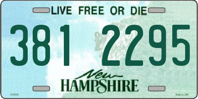 NH license plate 3812295