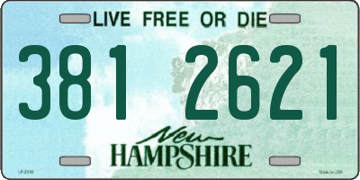 NH license plate 3812621