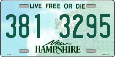 NH license plate 3813295