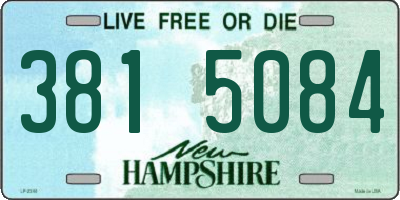 NH license plate 3815084