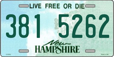 NH license plate 3815262