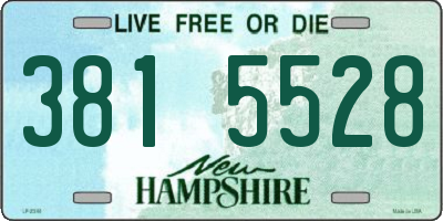 NH license plate 3815528