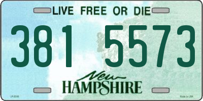 NH license plate 3815573