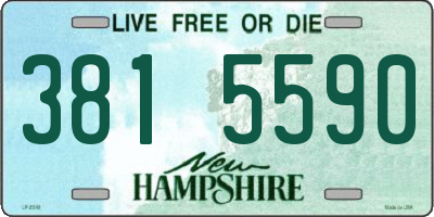 NH license plate 3815590