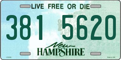 NH license plate 3815620