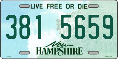 NH license plate 3815659