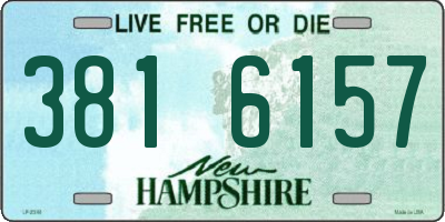 NH license plate 3816157