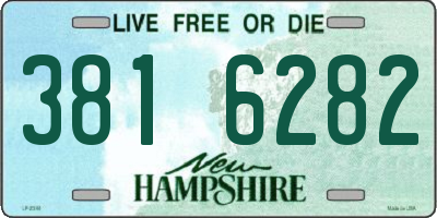 NH license plate 3816282