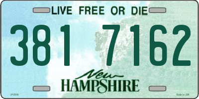 NH license plate 3817162