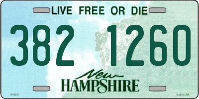 NH license plate 3821260