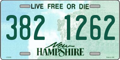 NH license plate 3821262