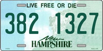 NH license plate 3821327