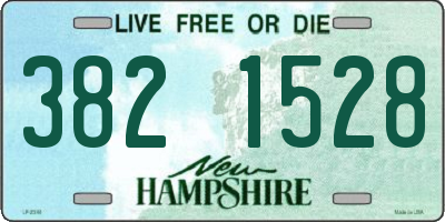 NH license plate 3821528