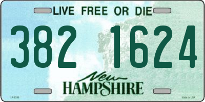 NH license plate 3821624