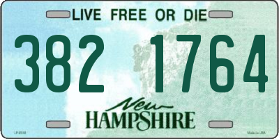 NH license plate 3821764