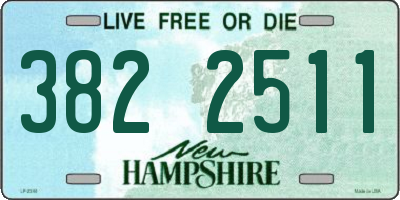 NH license plate 3822511