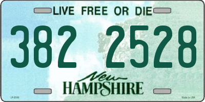 NH license plate 3822528