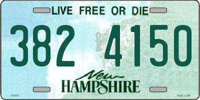 NH license plate 3824150