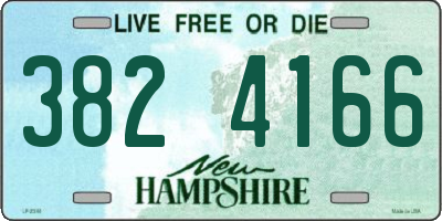 NH license plate 3824166
