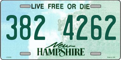 NH license plate 3824262