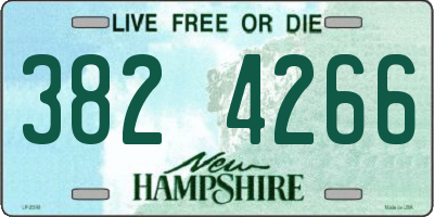 NH license plate 3824266