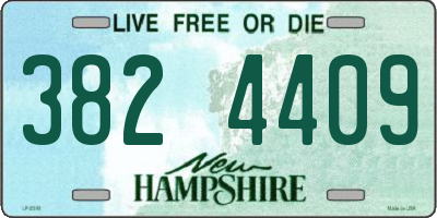 NH license plate 3824409