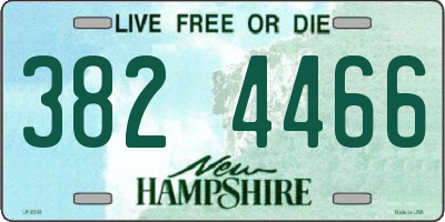 NH license plate 3824466