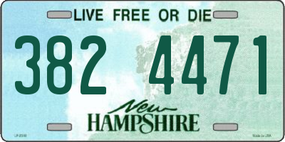NH license plate 3824471