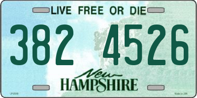 NH license plate 3824526