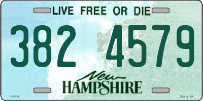 NH license plate 3824579