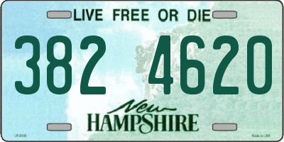 NH license plate 3824620