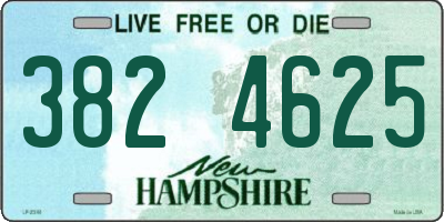 NH license plate 3824625