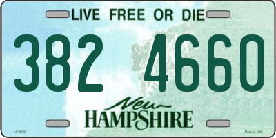 NH license plate 3824660