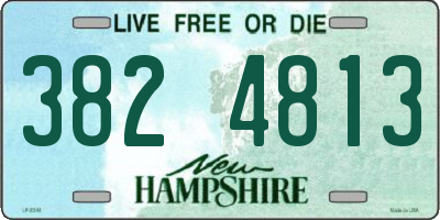 NH license plate 3824813