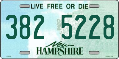 NH license plate 3825228