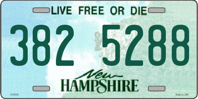 NH license plate 3825288