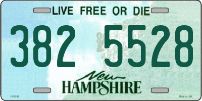 NH license plate 3825528